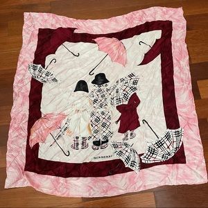 Burberry silk scarf